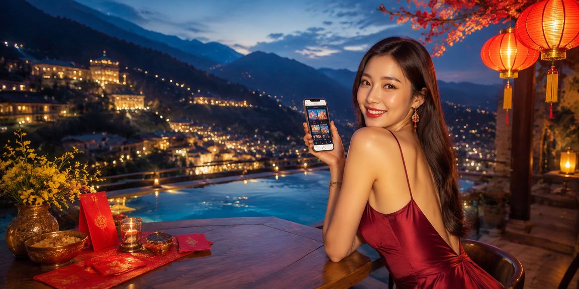Phong bì đỏ thưởng và cà phê Sapa – hình ảnh lễ hội và ưu đãi nền tảng 453